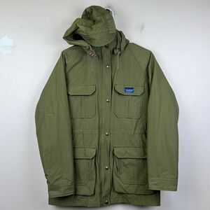 Madewell x Penfield Kasson Flannel Lined Hooded Jacket in Olive Size M